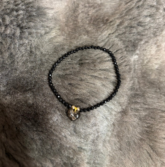 Armband aus Turmalin mit Anhänger - Erinnerungsschmuck