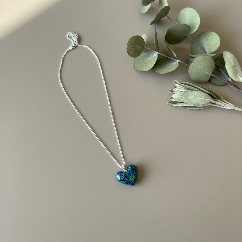 Kette mit personalisiertem Herzanhänger