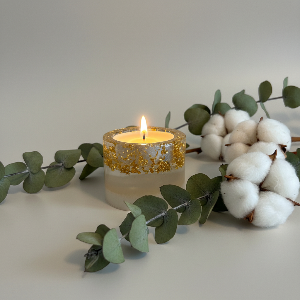 Epoxidharz Teelicht – Gedenkkerze für besondere Erinnerungen